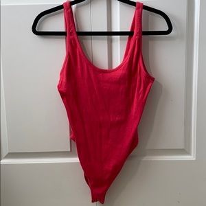 Free People • Pink • Bodysuit (Large)